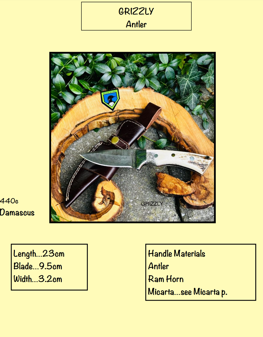 GRIZZLY Antler