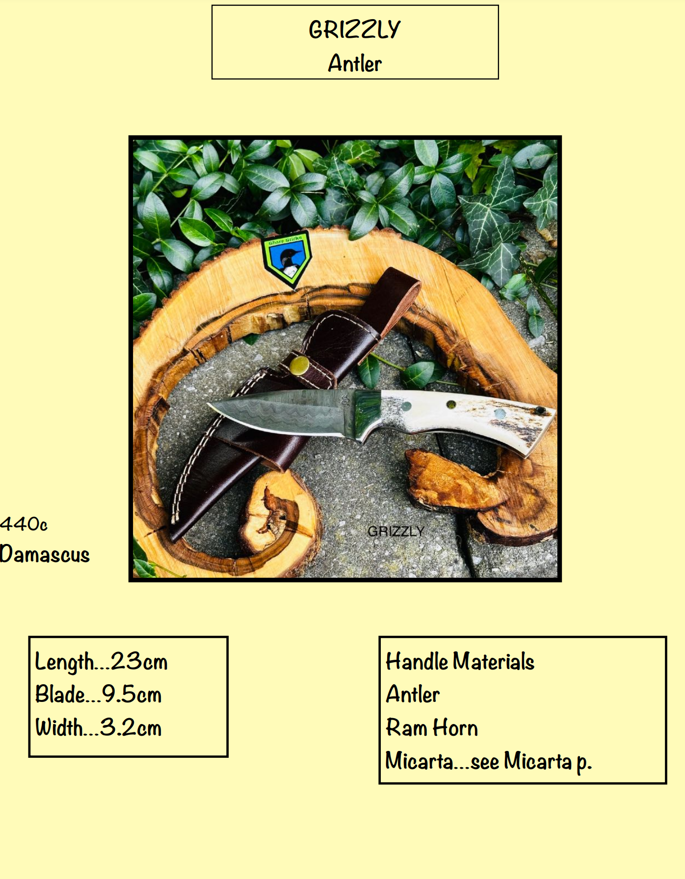 GRIZZLY Antler